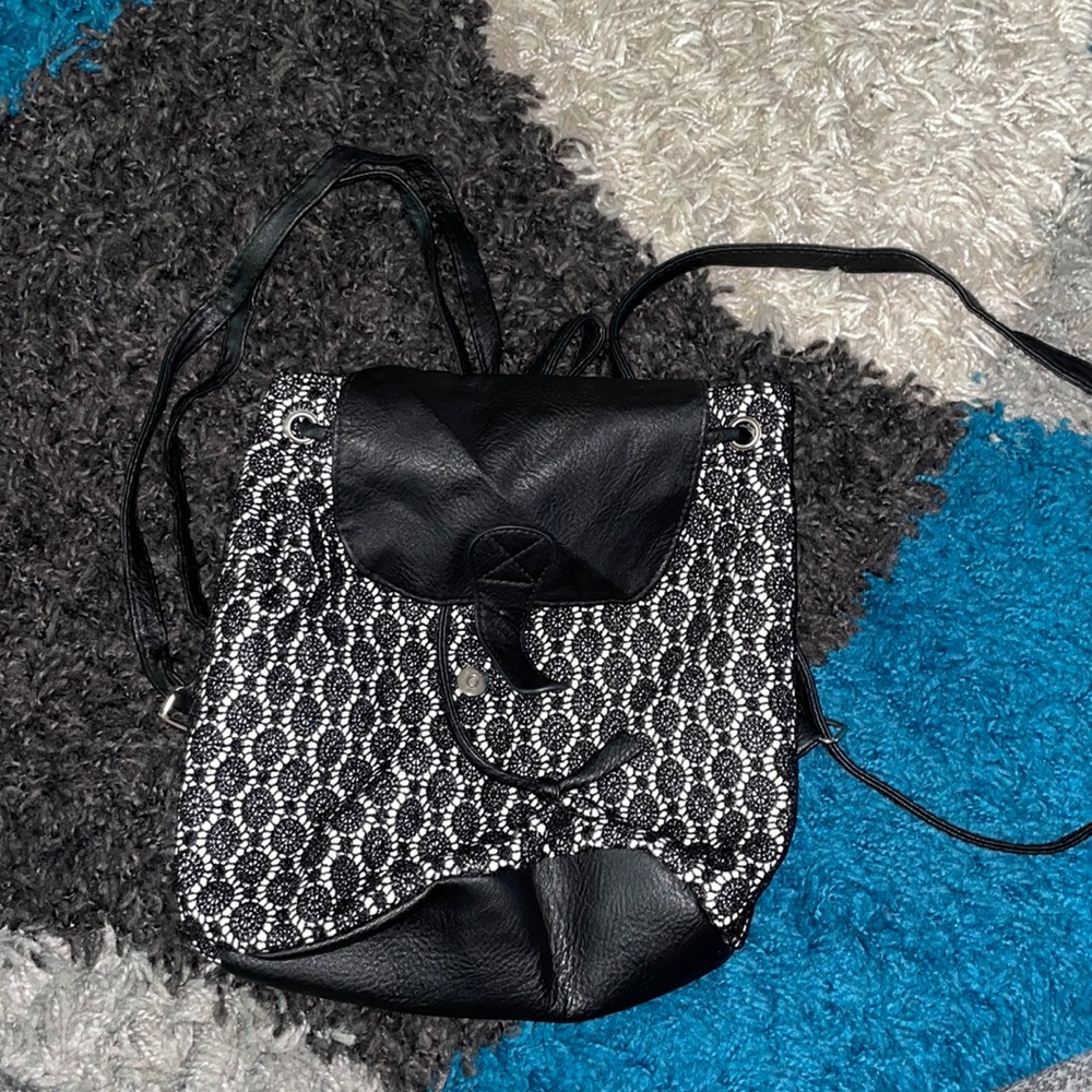 Black And White backpack
